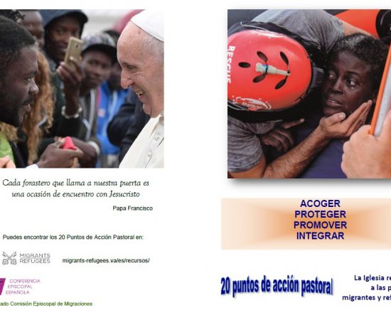 20 puntos de acción pastoral con personas migrantes y refugiadas