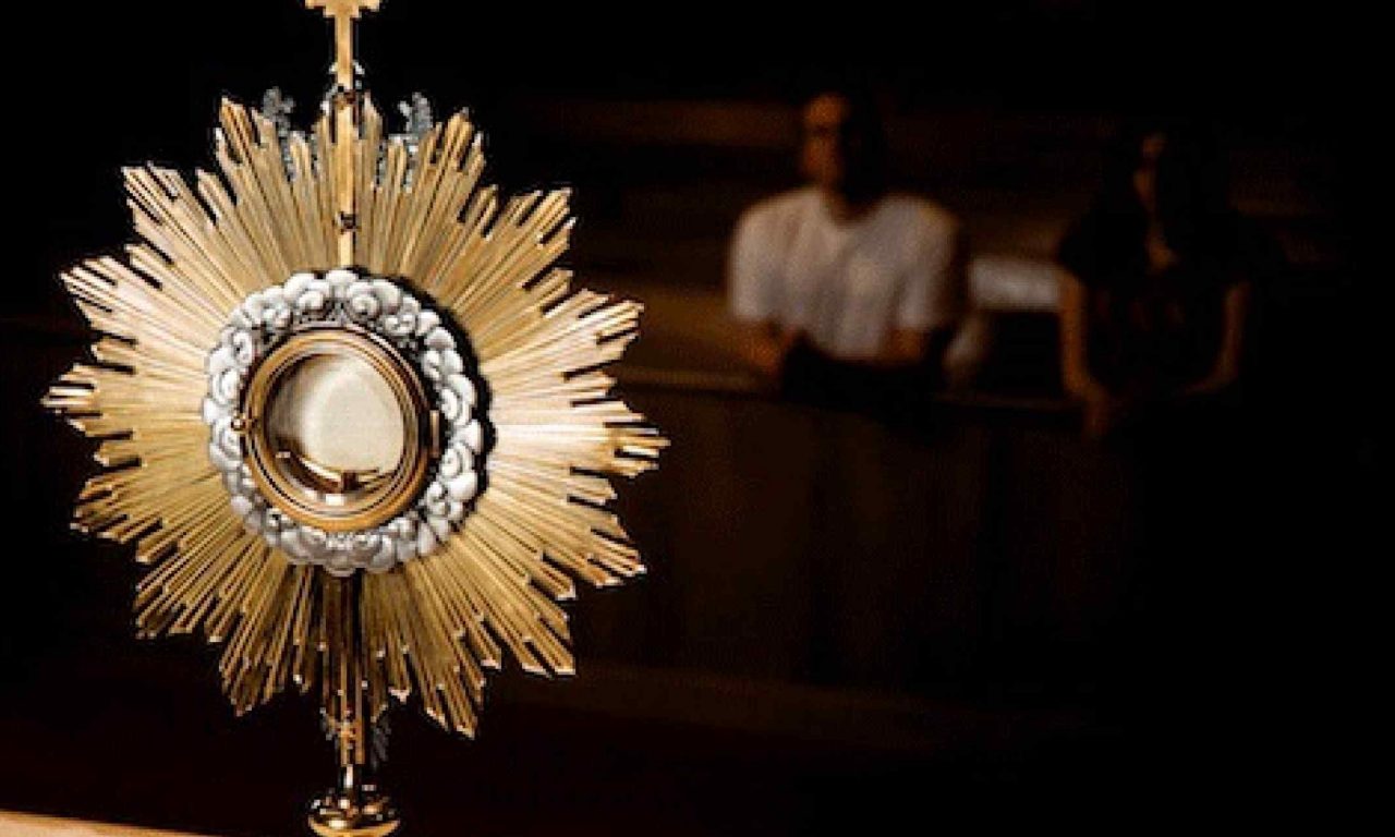 Oración ante Jesús Sacramentado