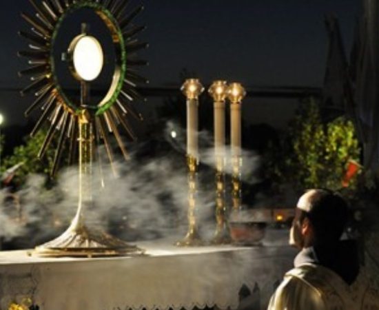 Oración  ante  Jesús  Sacramentado. Jueves día 2 de enero a las 20,30  hs.