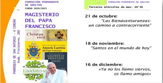 Catequesis de adultos del mes de noviembre