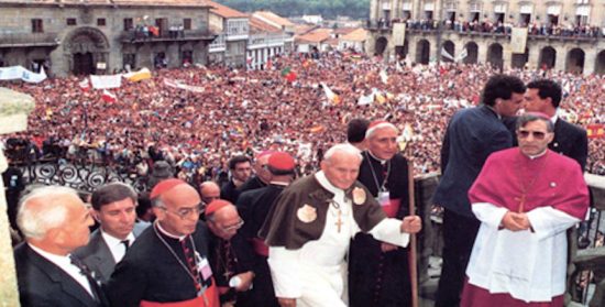 Mons. Barrio recuerda el histórico discurso de san Juan Pablo II a Europa en Santiago de Compostela