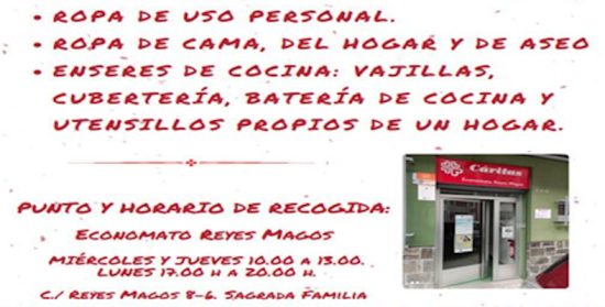 Recogida de cosas de casa