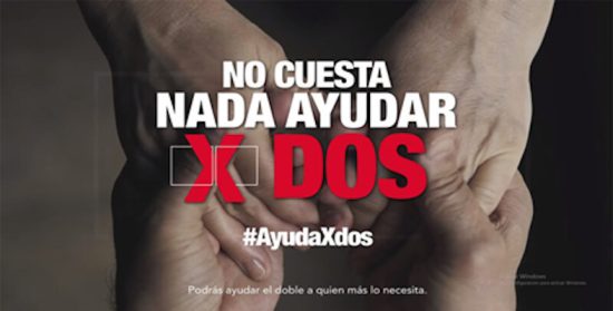 Campaña “Ayudar x 2” de Cáritas