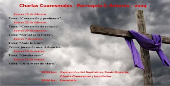 Charlas Cuaresmales 2024
