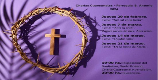 Charlas Cuaresmales 2024