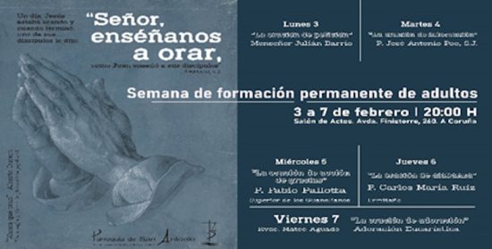 Agradecimiento – Semana de Formación de la Parroquia