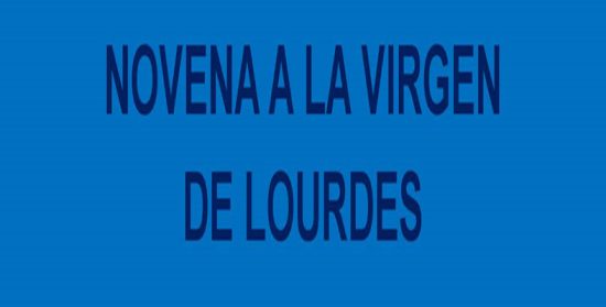 Novena a la Virgen de Lourdes