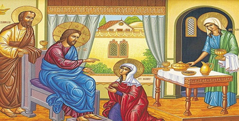 Editorial: Santos Marta, María y Lázaro