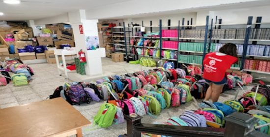 Donación de material escolar