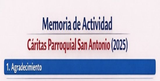 Memoria Cáritas Parroquial 2025