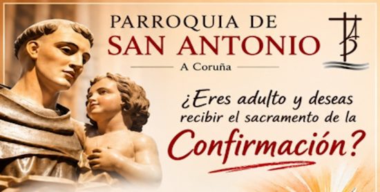 Confirmación para adultos curso 2026-27